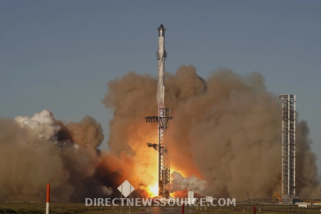 SpaceX Starship Test: Booster Catch Fails, Resulting in Spacecraft Loss