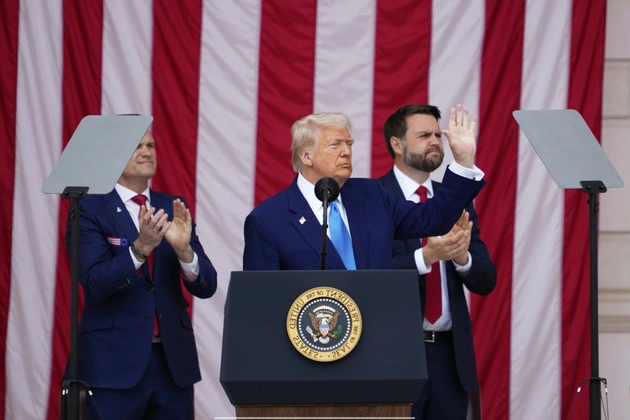 trump_slams_biden_praises_tough_cookie_hegseth_and_talks_upcoming_army_parade_in_memorial_day_address