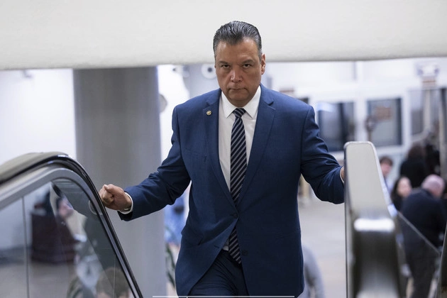 california_sen_alex_padilla_handcuffed_at_noem_presser